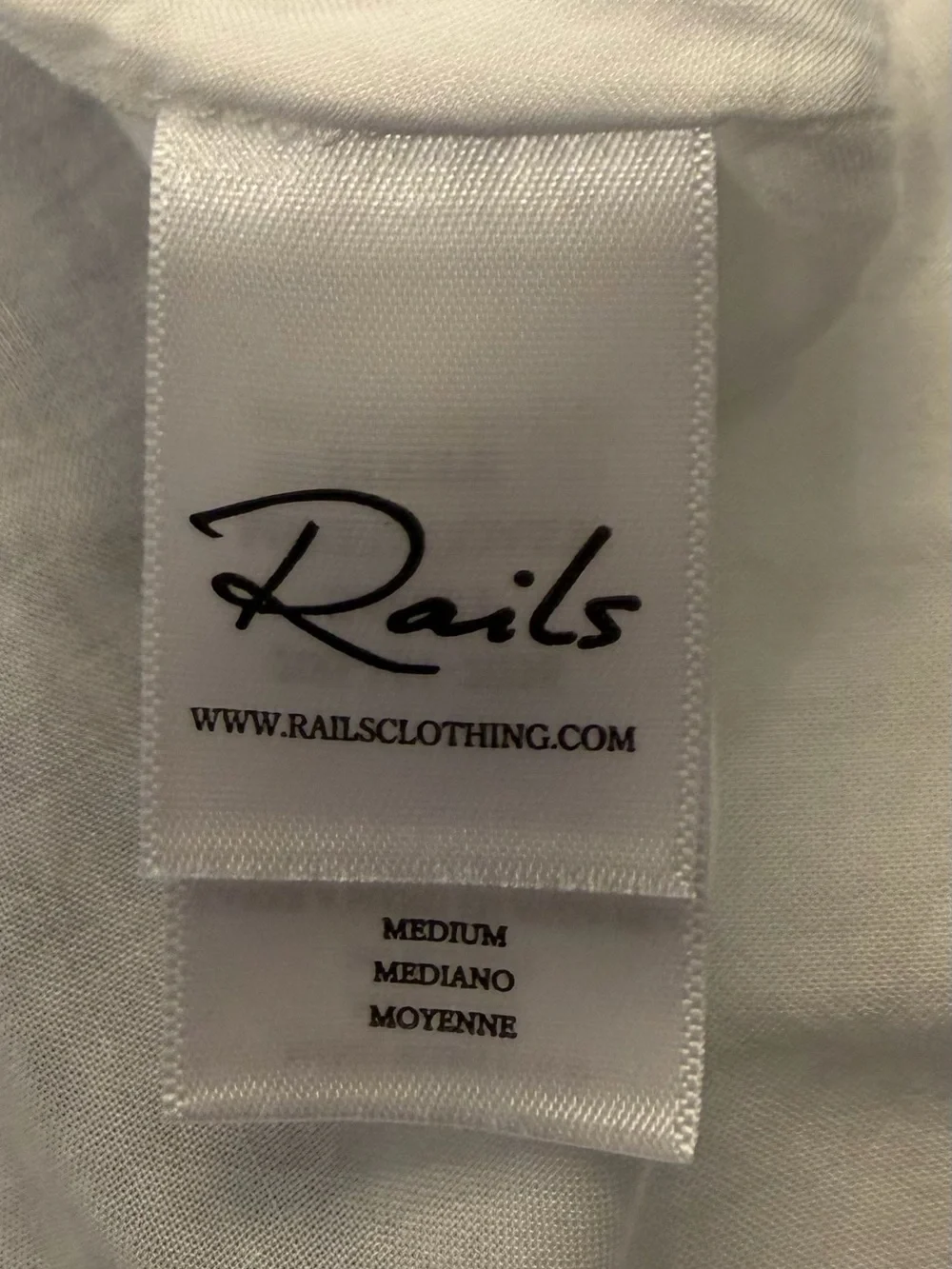 NWOT/Rails”Sandy” and White Striped Ruffle Mini Dress/SzMedium - Picture 10 of 13